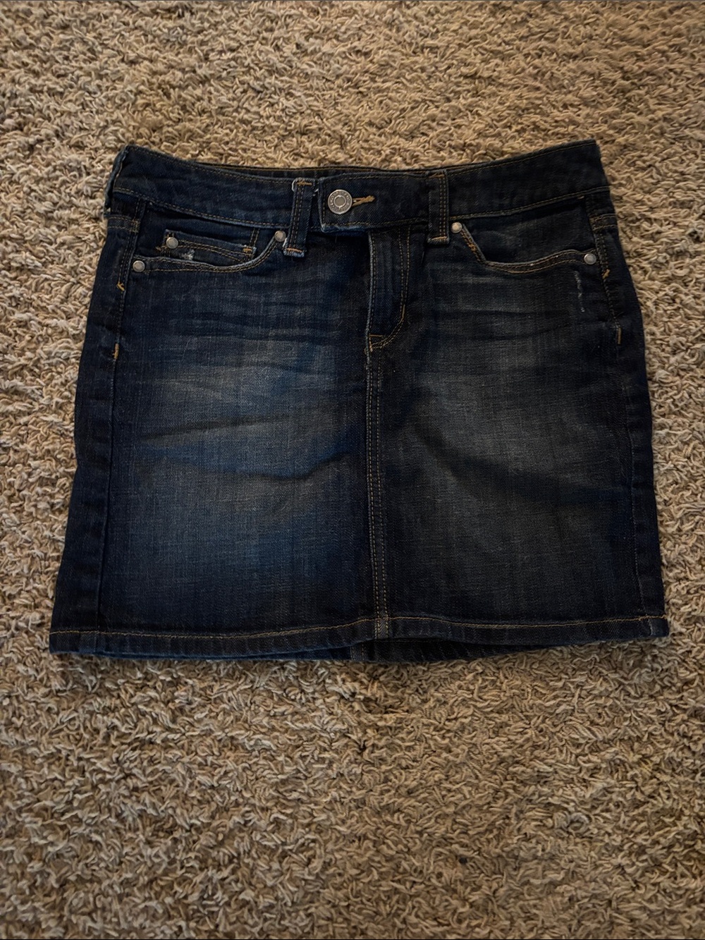 GAP Dark Indigo Denim Mini Skirt